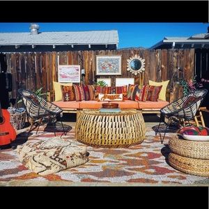 2 matching vintage kilim pillowcases